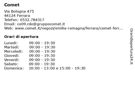comet san lazzaro|comet san lazzaro orari.